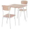 Rootz Living Matgrupper>Rootz matsalsset - Matbord - Matstolar - 3-delat - Trä - Naturli
