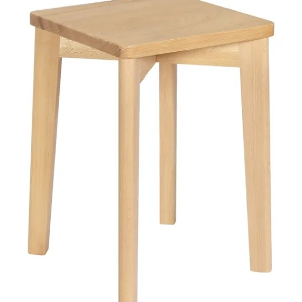 Rootz Living Pallar>Rootz matstolsset i trä - Bokstol - Stapelbar pall - Fuktbeständig - 31cm x 44,5cm x 31cm