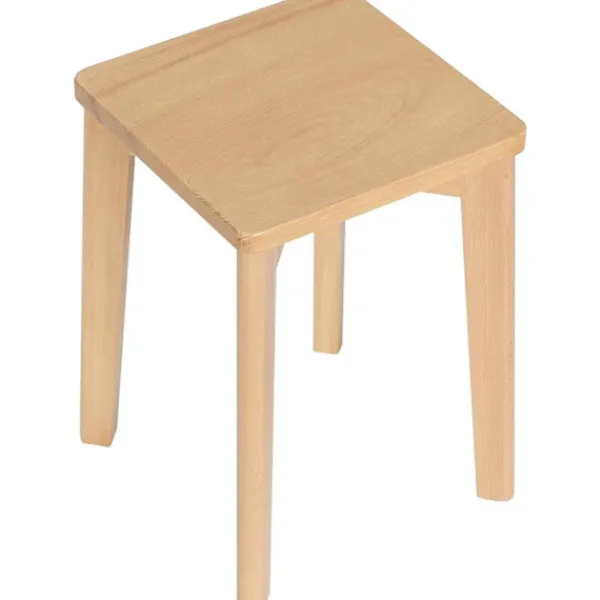 Rootz Living Pallar>Rootz matstolsset i trä - Bokstol - Stapelbar pall - Fuktbeständig - 31cm x 44,5cm x 31cm
