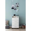 Rootz Living Byråer>Rootz rullcontainer 40 x 70,5 x 33 cm vit - Skrivbordscontainer