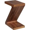 Rootz Living Småbord>Rootz Sidobord - Z-Shape Sidobord - Sidobord - Trä - Brun
