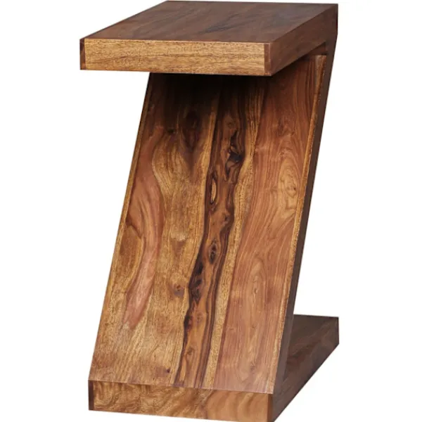 Rootz Living Småbord>Rootz Sidobord - Z-Shape Sidobord - Sidobord - Trä - Brun