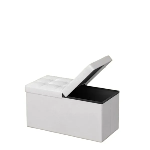 Rootz Living Sittpuffar>Rootz sittplatser med förvaring - fällbar sittbröst - förvaringskista - utrymmebesparing - 76 cm x 38 cm x 38 cm