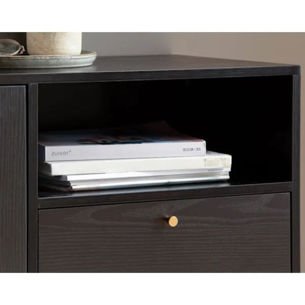 Rootz Living Sideboards>Rootz Skänk 140cm - Byrå - Förvaringsskåp - Tidlös Ekdekor - Rymlig förvaring - Halkskydd - 140cm x 75cm x 40cm