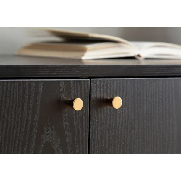 Rootz Living Sideboards>Rootz Skänk 140cm - Byrå - Förvaringsskåp - Tidlös Ekdekor - Rymlig förvaring - Halkskydd - 140cm x 75cm x 40cm