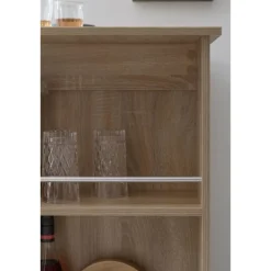 Rootz Living Matbord>Rootz Sonoma 120 x 107,5 x 60 cm Barbord Köksbord i trä - Bardis