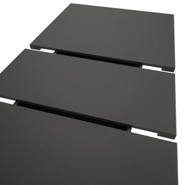 Rootz Living Matbord>Rootz utdragbart matbord - Imitation White & Grey - Space Saving - Chipboard Material - 150-190 cm x 76 cm x 80 cm