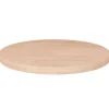 vidaXL Matbord>Rund bordsskiva Ø50x2,5 cm obehandlat massiv ek