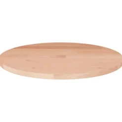 vidaXL Matbord>Rund bordsskiva Ø30x1,5 cm obehandlat massiv ek