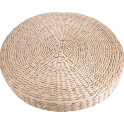 Sittpuffar>Rund Pouf Tatami Kudde 40cm Mjuk Yoga Meditation Matta Golvkuddar Halmfylld för Bekväm Sitta och Avkoppling
