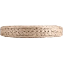Sittpuffar>Rund Pouf Tatami Kudde 40cm Mjuk Yoga Meditation Matta Golvkuddar Halmfylld för Bekväm Sitta och Avkoppling