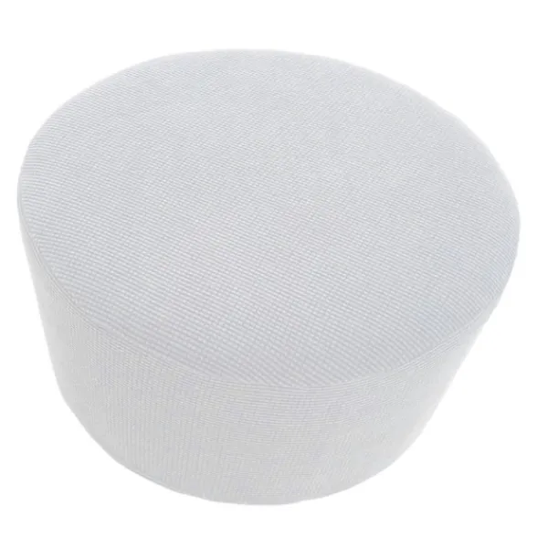 Sittpuffar>Rund Puff Överdrag Stretchig Fotpall Sofföverdrag Kompatibel med Sovrum