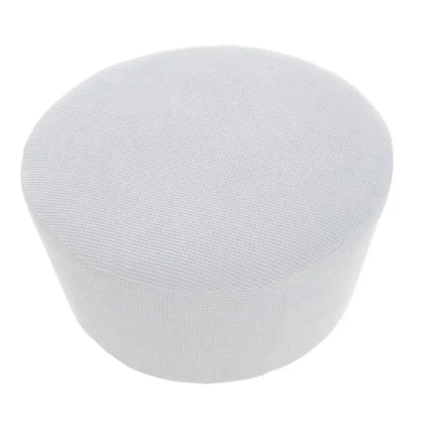 Sittpuffar>Rund Puff Överdrag Stretchig Fotpall Sofföverdrag Kompatibel med Sovrum