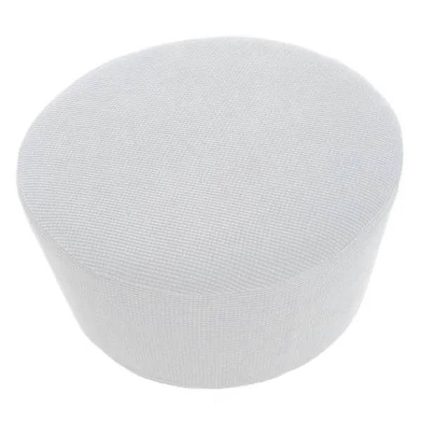 Sittpuffar>Rund Puff Överdrag Stretchig Fotpall Sofföverdrag Kompatibel med Sovrum