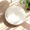 Sittpuffar>Rund Sittdyna för Stol Hängande Tvättbar Mjuk Mesh Sittdyna Stolsdynor för Inomhus Utomhus Golv, Stol, Soffa, Öppen Spis, Säng, Kontor 40cm (Off-white) | Fyndiq
