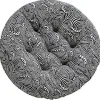 Sittpuffar>Rund Sittdyna Tatami Kudde, Stolsdyna Tjock Stolsdyna, 100% Bomullslinne