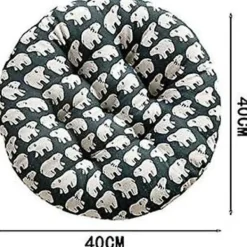 Stolar>Rund Stolsdyna Kudde För Hem Kontor Trädgård Dekorativ Kudde För Patio Tatami Sittyta Inomhus Utomhus 40*40cm (FMY)