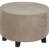 Sittpuffar>Runda fotpallsskydd för diameter 48-55 cm, brun