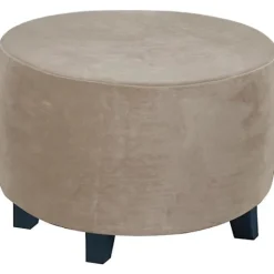 Sittpuffar>Runda fotpallsskydd för diameter 48-55 cm, brun