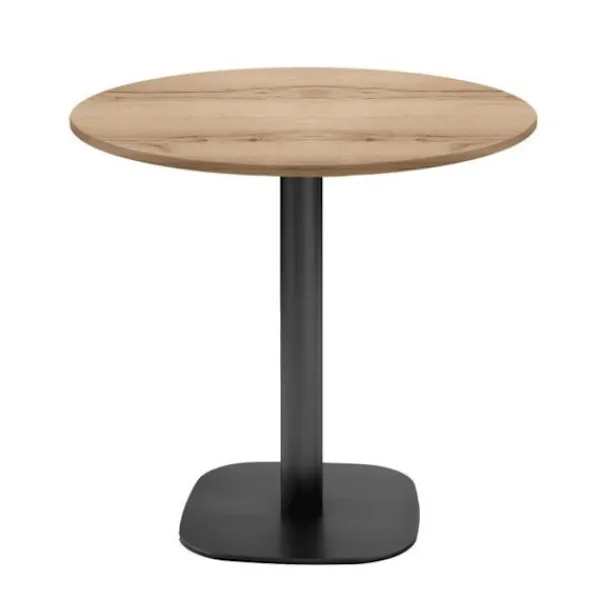 Matbord>Rundt bord - Ek delano - Ø 70 cm - Höjd 75 cm - Ytfinish trälook