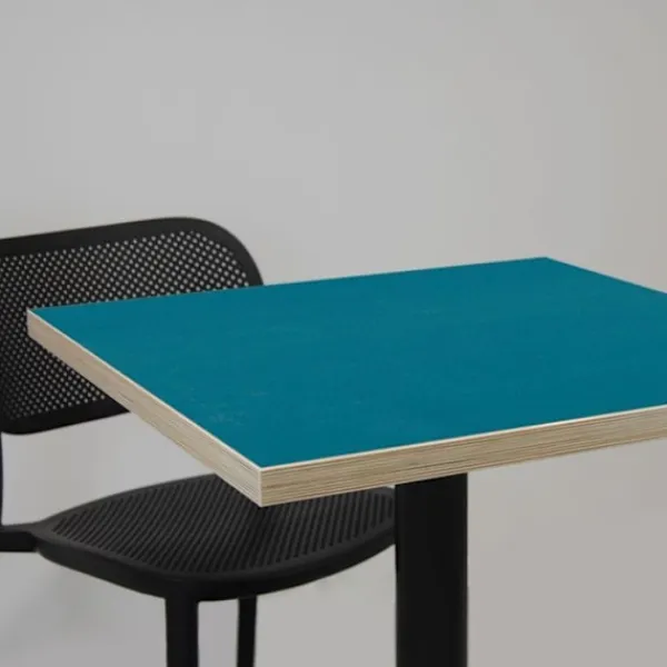 Matbord>Runt bord Ø 120 cm - Rommodell med träkanter