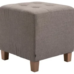 BellaFurn Pallar>Seat Pall, Ottoman - Modern Elegant Design med hållbara dammbeläggningar, komfort och styrka Färg: Taupe