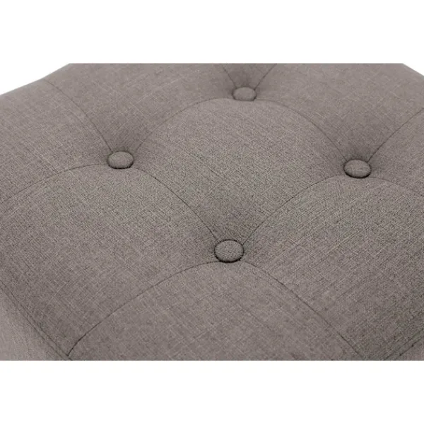 BellaFurn Pallar>Seat Pall, Ottoman - Modern Elegant Design med hållbara dammbeläggningar, komfort och styrka Färg: Taupe