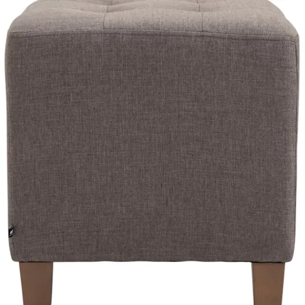 BellaFurn Pallar>Seat Pall, Ottoman - Modern Elegant Design med hållbara dammbeläggningar, komfort och styrka Färg: Taupe