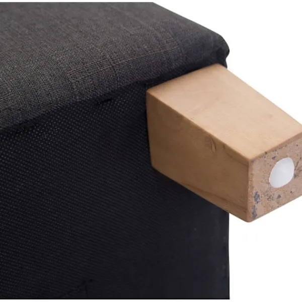 BellaFurn Pallar>Seat Pall, Ottoman - Modern Elegant Design med hållbara dammbeläggningar, komfort och styrka Färg: Mörkgrå