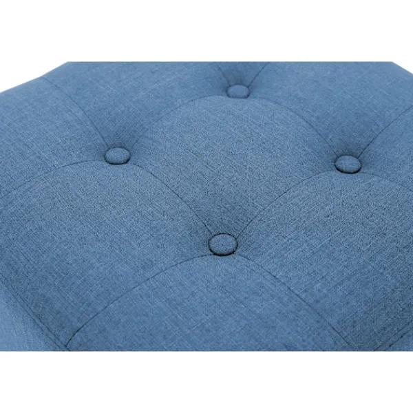 BellaFurn Pallar>Seat Pall, Ottoman - Modern Elegant Design med hållbara dammbeläggningar, komfort och styrka Färg: Blå