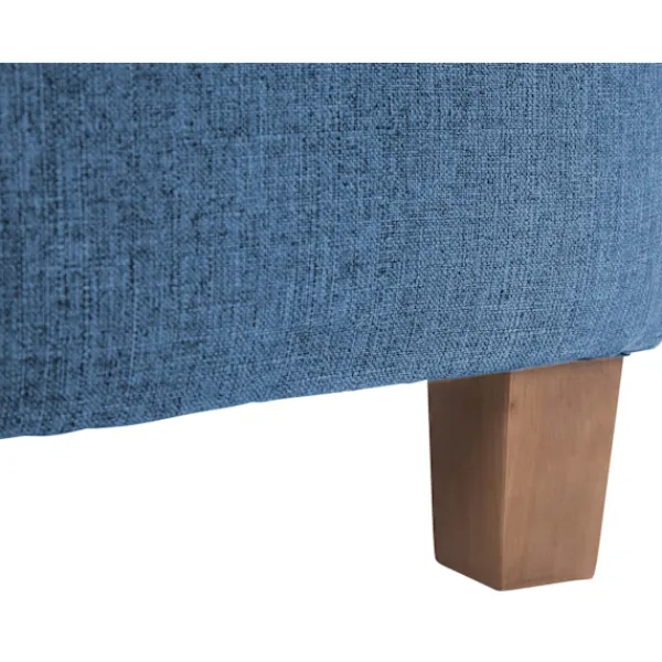 BellaFurn Pallar>Seat Pall, Ottoman - Modern Elegant Design med hållbara dammbeläggningar, komfort och styrka Färg: Blå