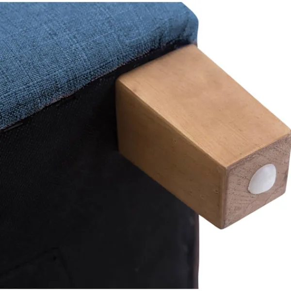 BellaFurn Pallar>Seat Pall, Ottoman - Modern Elegant Design med hållbara dammbeläggningar, komfort och styrka Färg: Blå