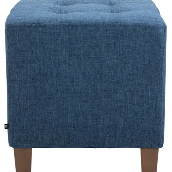 BellaFurn Pallar>Seat Pall, Ottoman - Modern Elegant Design med hållbara dammbeläggningar, komfort och styrka Färg: Blå