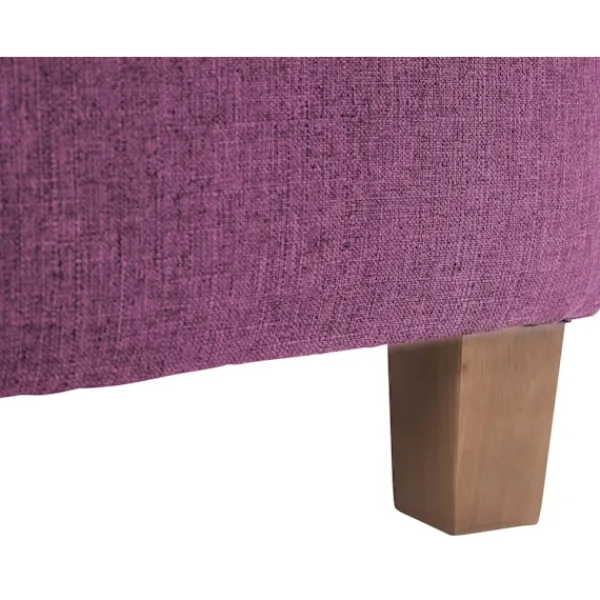 BellaFurn Sittpuffar>Seat Pall, Ottoman - Modern Elegant Design med hållbara dammbeläggningar, komfort och styrka Färg: Lila