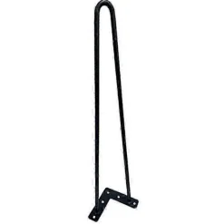 Småbord>Set med 1 bordsben, 2 stänger, 30 cm, i svart metall, max. 150 kg, med skyddsmatta, gör-det-själv soffbordsmöbler lämpliga för olika märken{KDO}