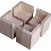 Pallar>Set med 4 Möbelhöjare, Trämöbelhöjare, Sänghöjare, Bordshöjare, Möbelbenslyftfötter för Sängbord (Storlek: 5x5x5cm)_tfrf