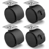 Stolar>Set med 4 möbelhjul 40 mm - transporthjul med broms u
