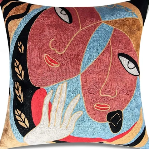 Soffor>Set med 4 Picasso Kuddfodral 45x45 cm Dekorativ Soffkudde - Perfekt