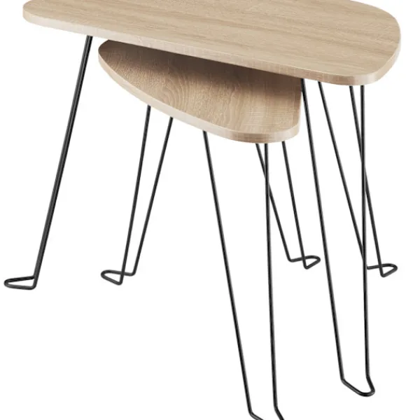 Småbord>Set med 2 sidobord Richmond