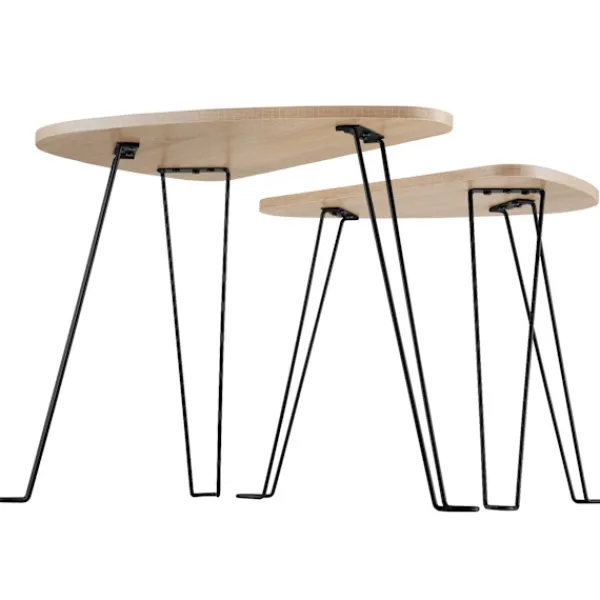 Småbord>Set med 2 sidobord Richmond
