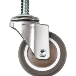 Stolar>Set med 4 st vridbara möbelhjul - M6 X 15mm - Med 25mm gänga - Mjukt gummi - Tpe-gänga - Mini möbelhjul (25mm)