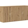 vidaXL Sideboards>Sideboard 2 pcs Artisan Ek 79 x 38 x 80 cm Konstruerat trä