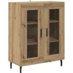 vidaXL Sideboards>Sideboard Artisan Ek 69,5 x 34 x 90 cm Konstruerat trä
