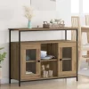 vidaXL Sideboards>Sideboard Artisan Ek 100 x 35 x 80 cm Konstruerat trä