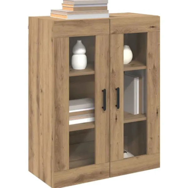 vidaXL Sideboards>Sideboard Artisan Ek 69,5 x 34 x 90 cm Konstruerat trä