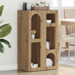 vidaXL Sideboards>Sideboard Artisan Ek 59 x 35 x 100,5 cm Konstruerat trä