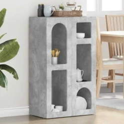 vidaXL Sideboards>Sideboard Betonggrå 59 x 35 x 100,5 cm Konstruerat trä