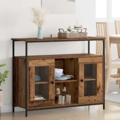 vidaXL Sideboards>Sideboard Gammalt trä 100 x 35 x 80 cm Konstruerat trä