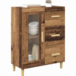 vidaXL Sideboards>Sideboard Gammalt trä 69,5 x 34 x 90 cm Konstruerat trä