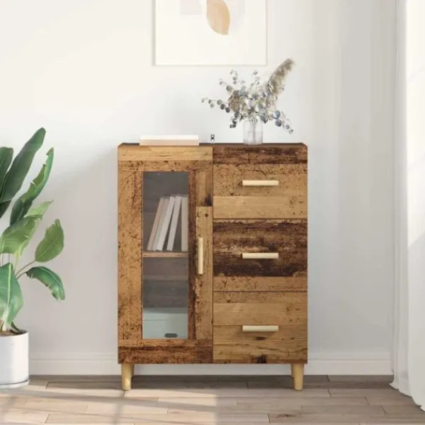 vidaXL Sideboards>Sideboard Gammalt trä 69,5 x 34 x 90 cm Konstruerat trä